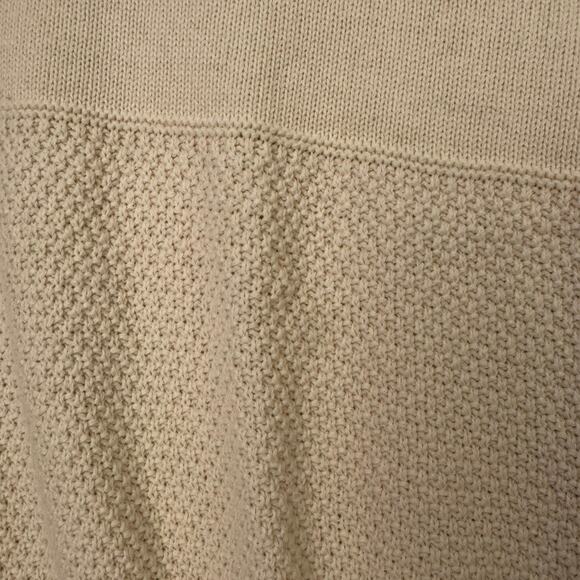 Sue Hillis Designs Duplicate Stitch 100% Cotton Cream Knit Top Short Sleeve‎ 2X - Picture 7 of 14